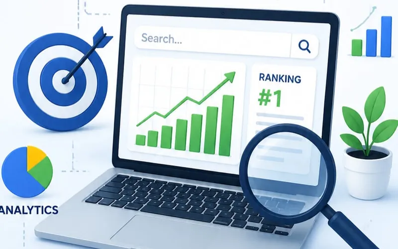 SEO services in Hyderabad: keyword research, backlinks, on-page optimization and site speed for page one rankings